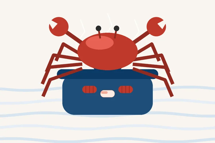 カニ鍋とカニの脚のイラスト。年末年始に家族で食べるカニ通販の比較